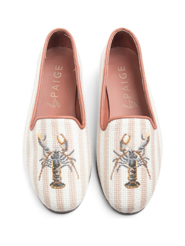 Lobster Needlepoint Loafer