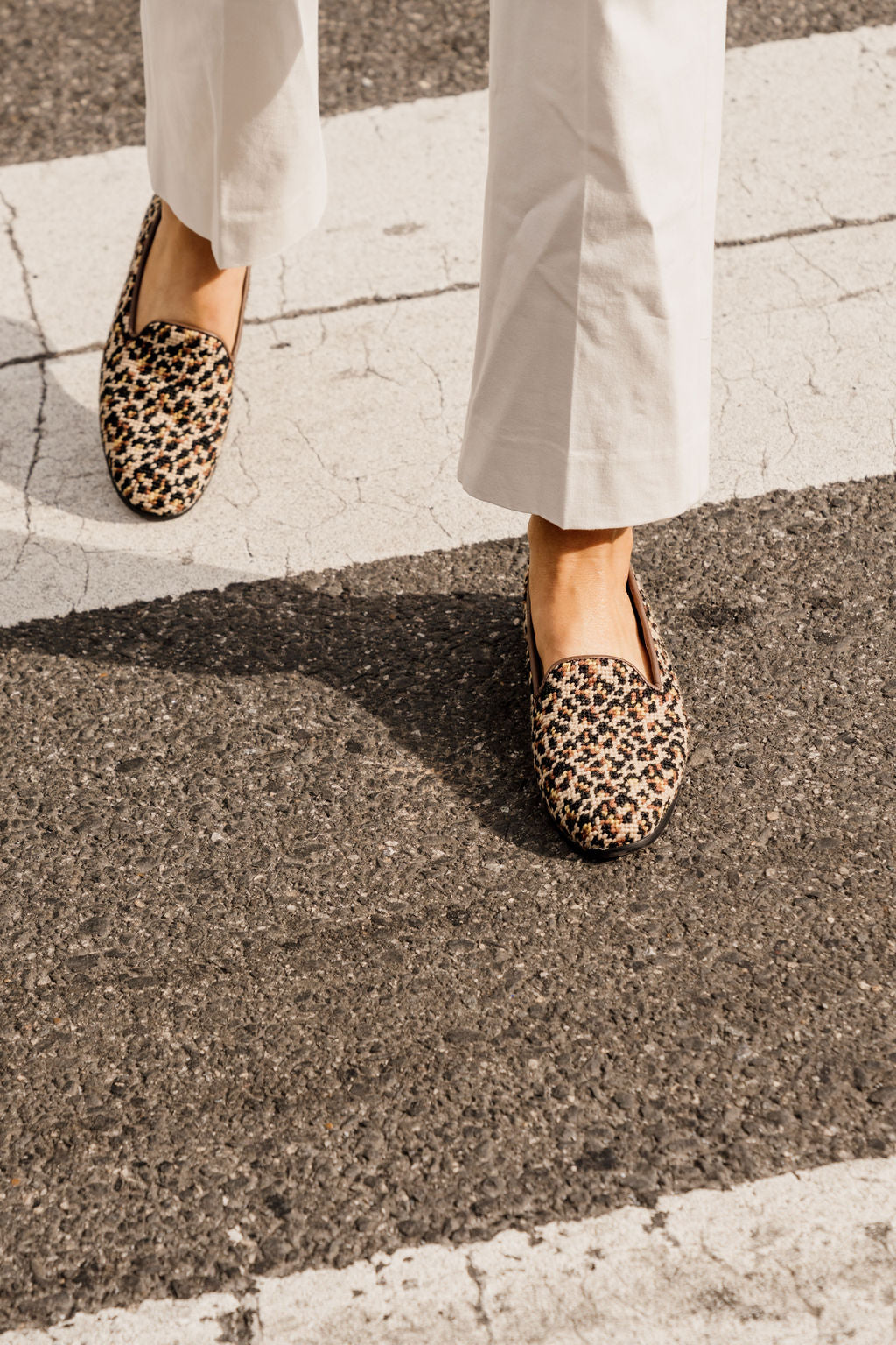 Mini Leopard Needlepoint Loafer