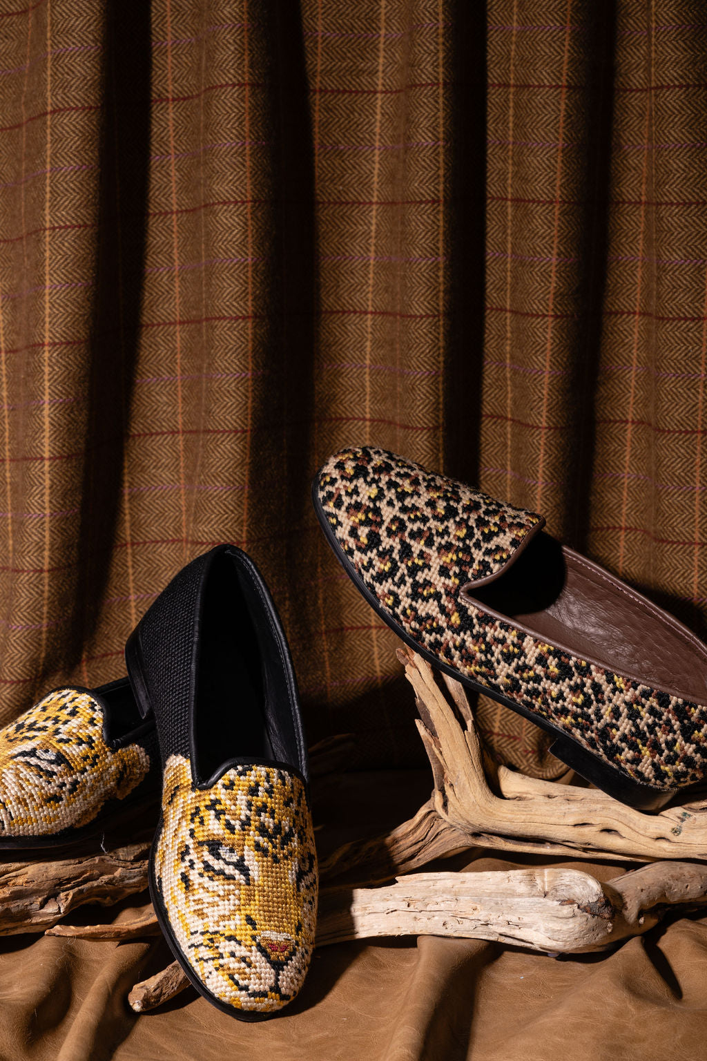 Mini Leopard Needlepoint Loafer