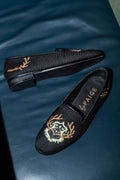 Antler Crest Needlepoint Loafer