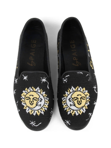 Celestial Zodiac Needlepoint Loafer