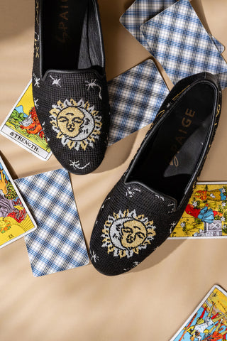 Celestial Zodiac Needlepoint Loafer