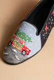 Christmas Tree Farm Needlepoint Loafer