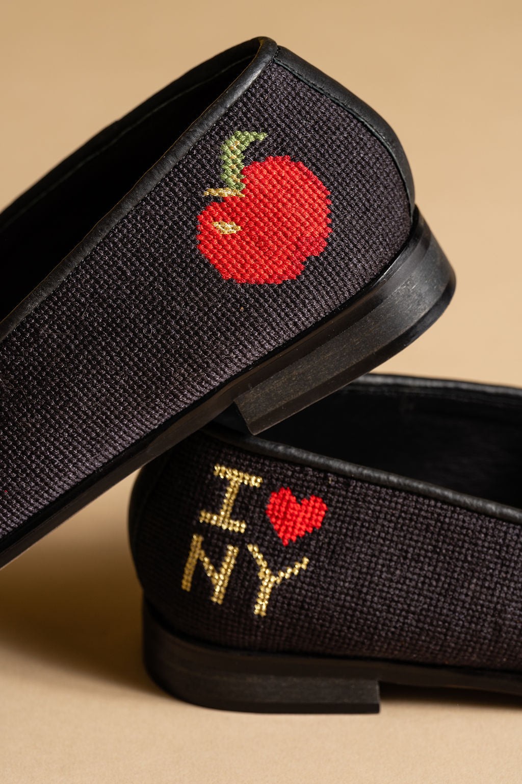 I Love New York Needlepoint Loafer