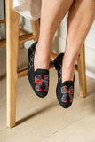 Tartan Bow Needlepoint Loafer