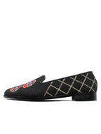 Tartan Bow Needlepoint Loafer