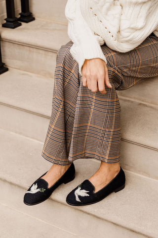 Dove Needlepoint Loafer Alternate View