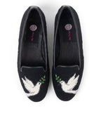 Dove Needlepoint Loafer