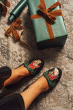 Bells & Stocking Needlepoint Loafer
