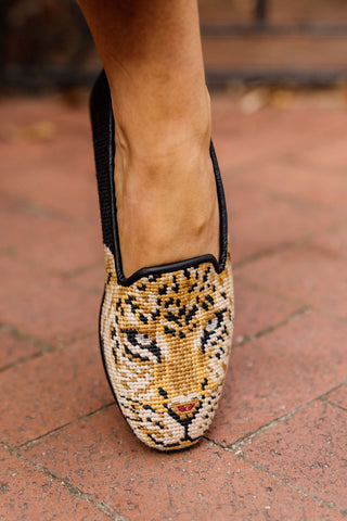 Big Cat Needlepoint loafer Alternate View