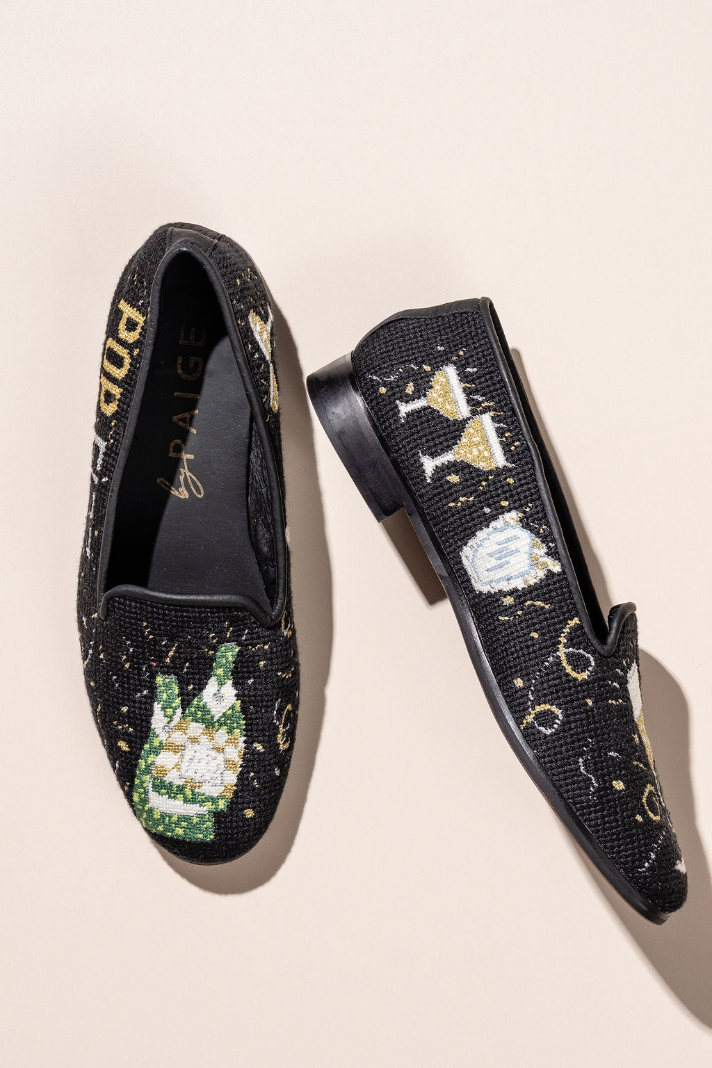 Champagne Needlepoint Loafer