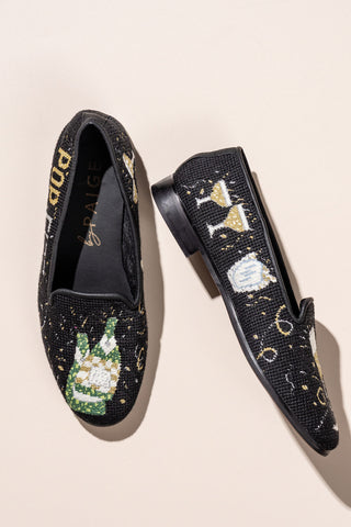 Champagne Needlepoint Loafer Alternate View