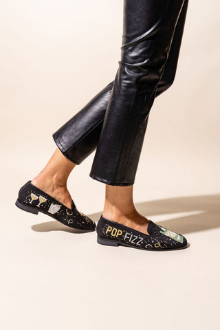 Champagne Needlepoint Loafer Alternate View