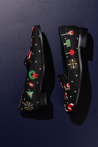 Fa La La Needlepoint Loafer Alternate View