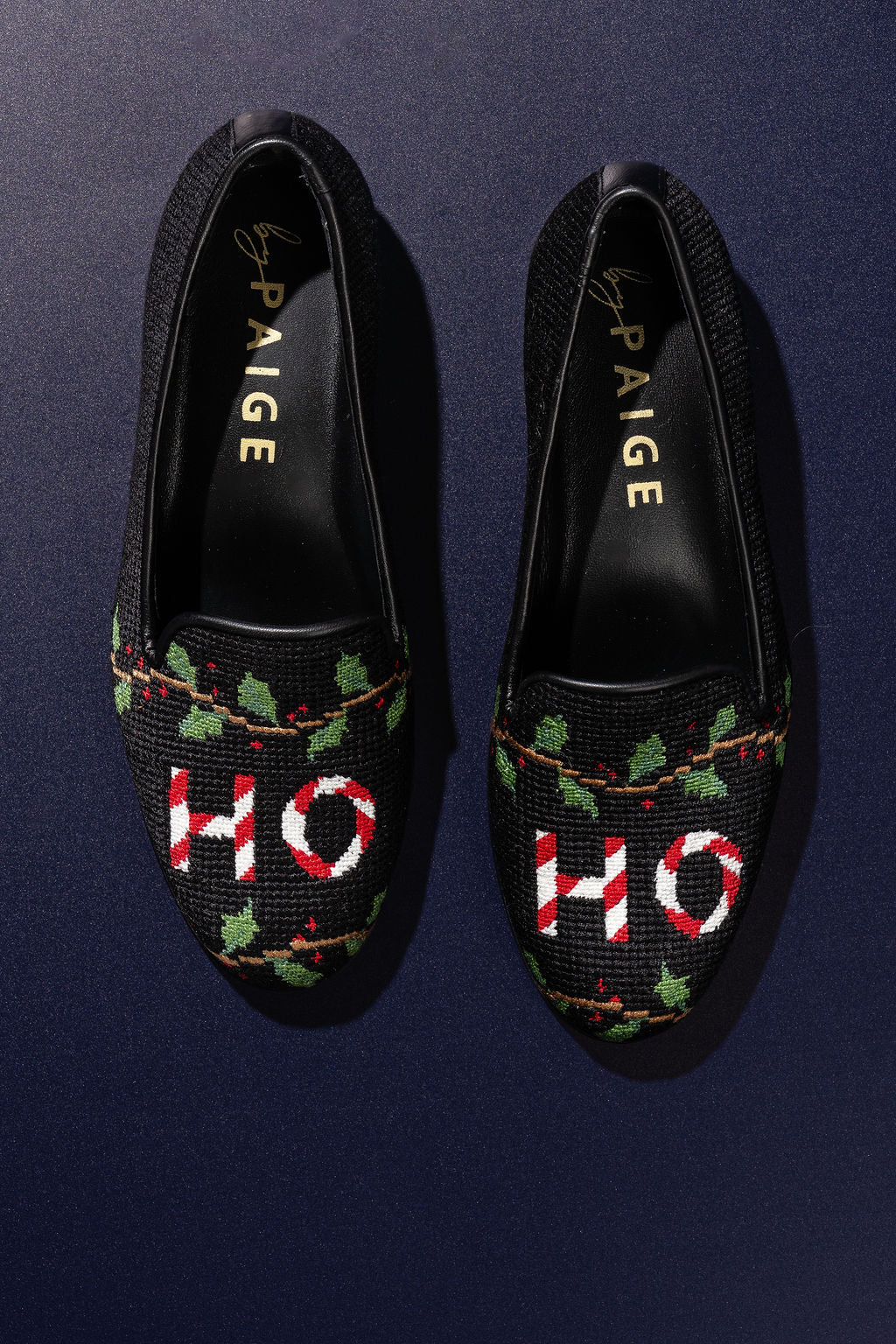 HO HO Needlepoint loafer