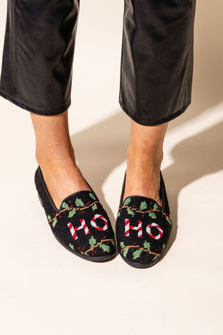 HO HO Needlepoint loafer