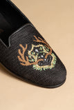 Needlepoint Loafer in Antler Crest
