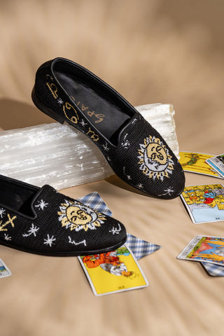Needlepoint Loafer in Celestial Zodiac Alternate View