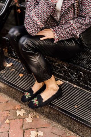 Needlepoint Loafer in Holly Alternate View