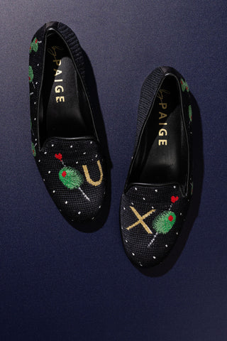 Olive You Needlepoint Loafer Alternate View