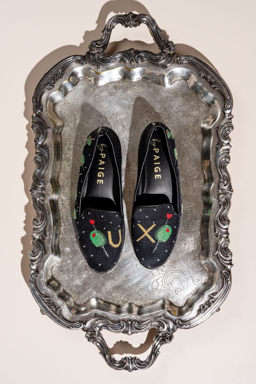 Olive You Needlepoint Loafer