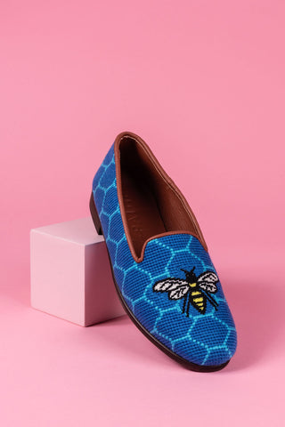 Needlepoint Loafer in Honeycomb