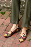 Needlepoint Loafer in Fall Leaves