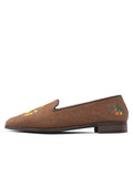 Autumn Leaves Wreath Needlepoint Loafer