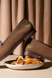 Autumn Leaves Wreath Needlepoint Loafer
