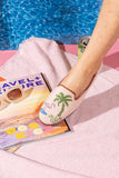 Flamingo & Palm Tree Needlepoint Loafer