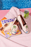 Flamingo & Palm Tree Needlepoint Loafer