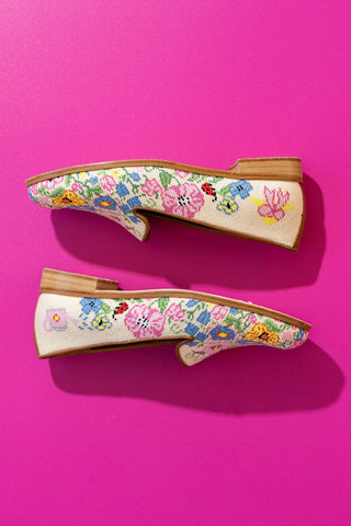 Garden Party Needlepoint Loafer Alternate View
