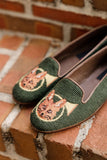 Fox and Horn Needlepoint Loafer