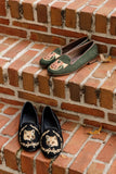 Fox and Horn Needlepoint Loafer