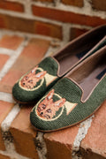 Fox and Horn Needlepoint Loafer