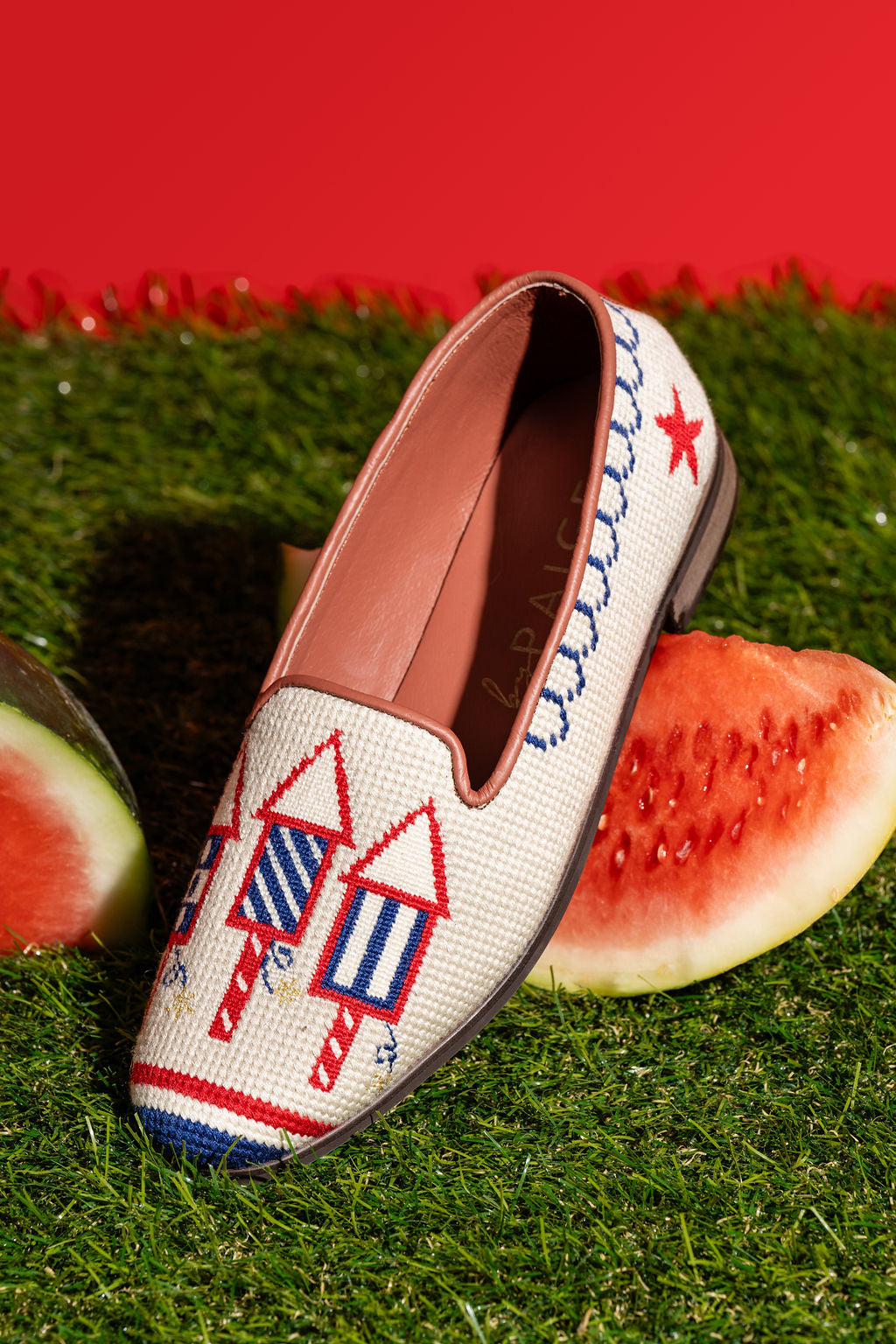 American Summer Needlepoint Loafer