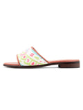 Preppy Paisley Needlepoint Sandal