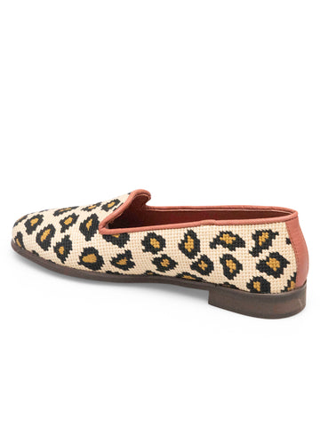 Leopard Needlepoint loafer Alternate View