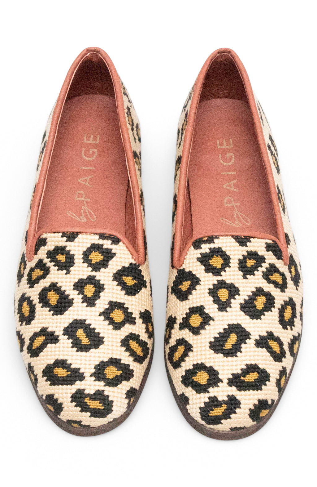 Leopard Needlepoint loafer