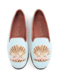 Scallop with Pearl Needlepoint Loafer