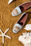 Scallop with Pearl Needlepoint Loafer