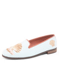 Scallop with Pearl Needlepoint Loafer