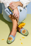 Sunflower Needlepoint Loafer