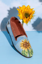 Sunflower Needlepoint Loafer