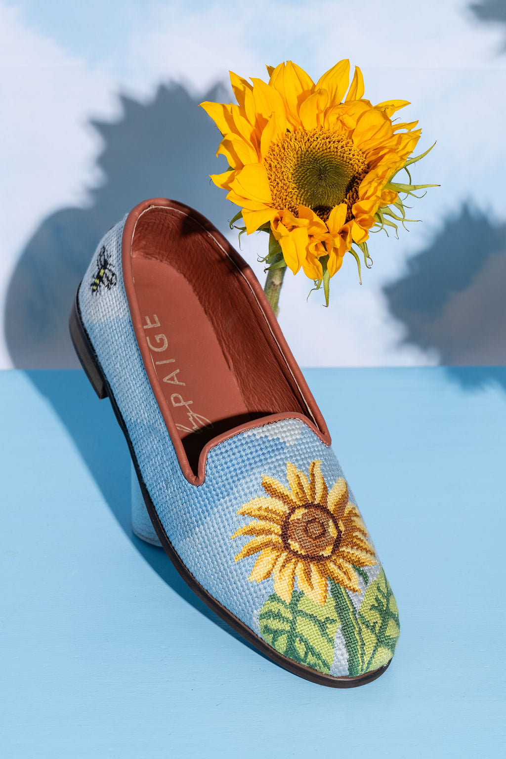 Sunflower Needlepoint Loafer