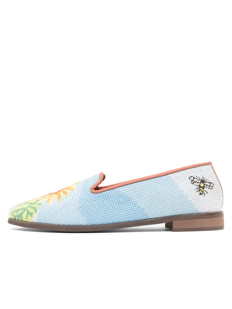 Sunflower Needlepoint Loafer