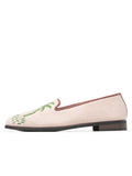 Needlepoint Loafer in Flamingo & Palm Tree