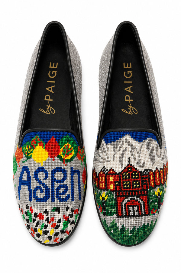 Needlepoint Loafer in Aspen