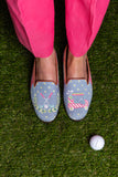 Needlepoint Loafer in Golf