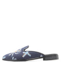 Crab Needlepoint Mule